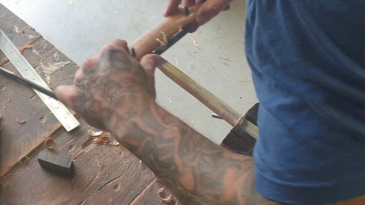 Fitting Horn nocks to  Self Yew English Longbow