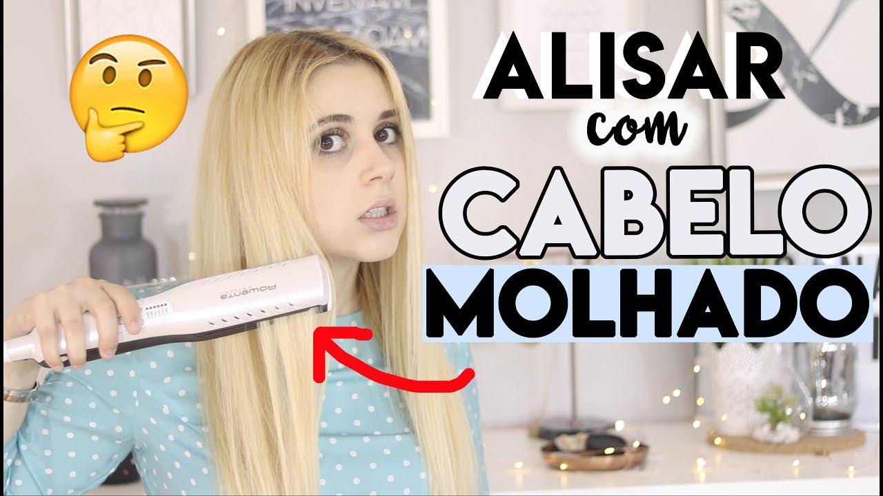 ALISAR com o CABELO MOLHADO - Rowenta WET and DRY | Joana Gentil