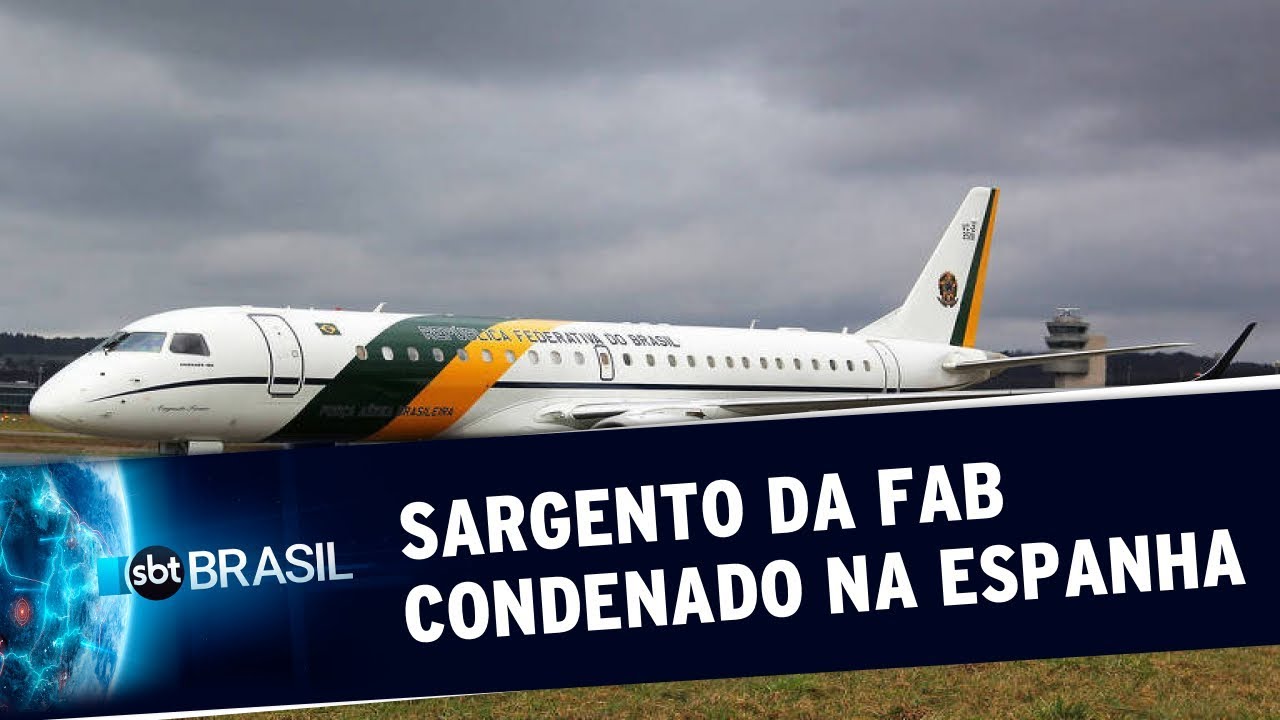 Militar preso com 39 quilos de cocaína em avião da FAB confessa o crime | SBT Brasil (24/02/20)