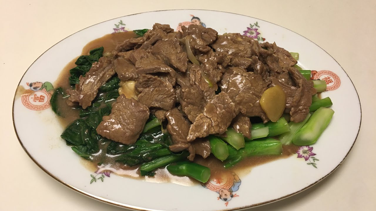 Beef with Chinese Broccoli (Gai Lan) Stir Fry- Lockdown Cooking Series Video #2