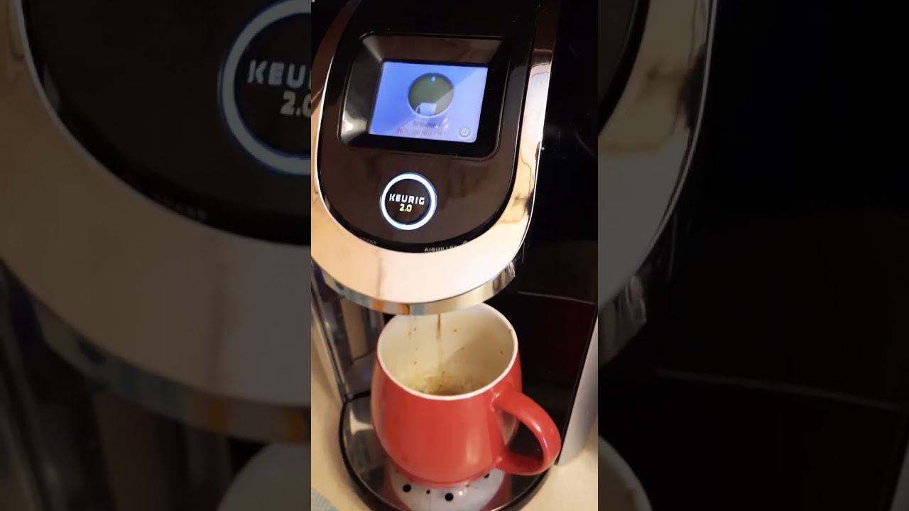 Keurig Coffee Maker - Water under pressure message.
