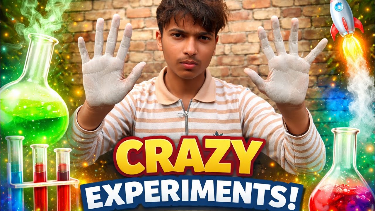 Mai ajj krr rha hu aapne hatho ke sath experiment 🧪 