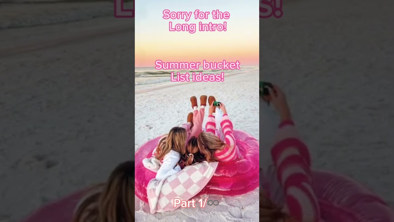 Summer bucket list ideas!⭐️💓