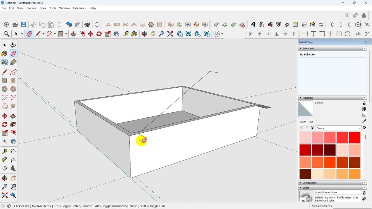 Tutorial sketchup bagi pemula part 2