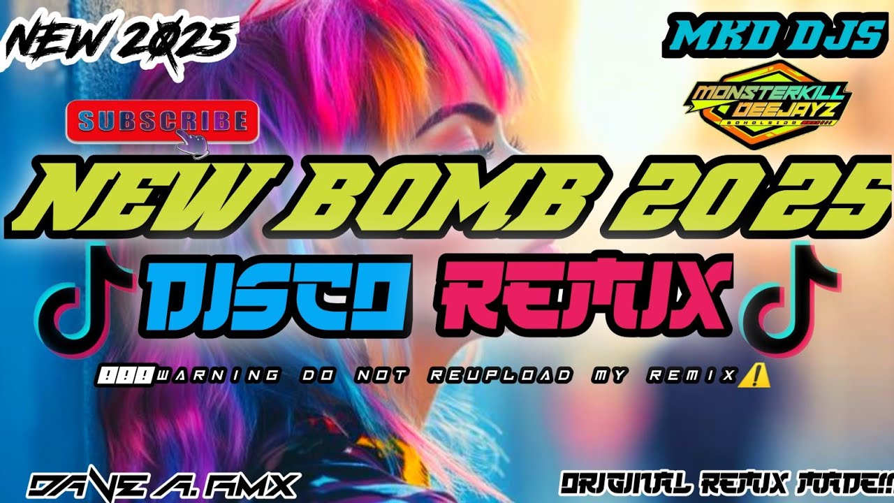 NEW💥 BOMBTEK REMIX 2025 NONSTOP DISCO | DJ DAVE A. RMX