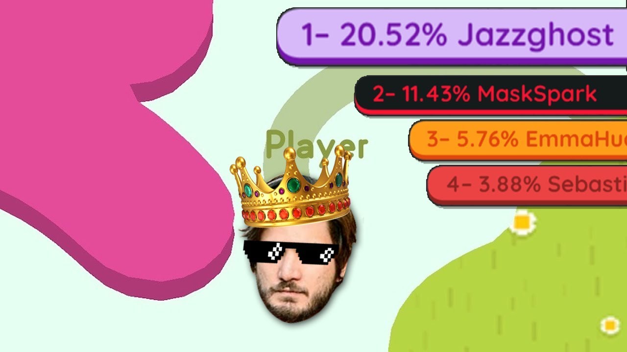 FIQUEI EM PRIMEIRO LUGAR EM MENOS DE 1 MINUTO DE JOGO! - Paper.Io 2