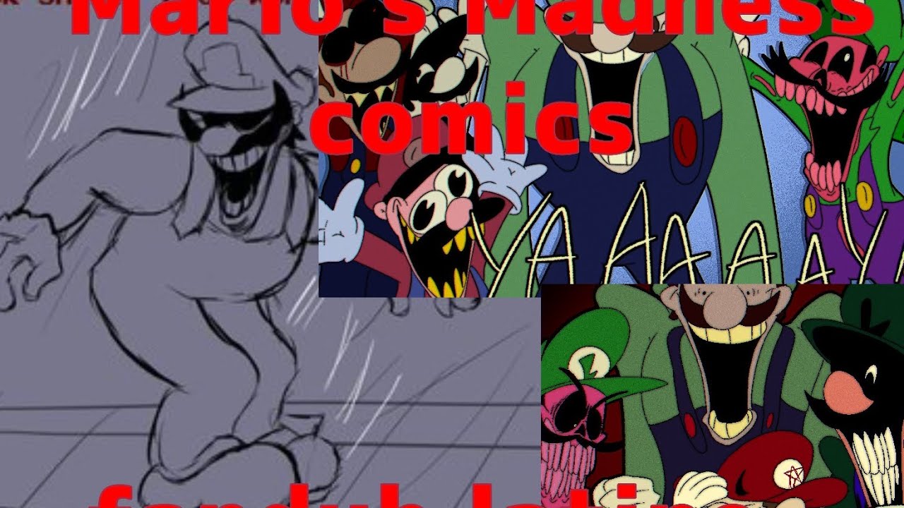 FNF Mario's Madness cómics fandub latino//sunky universe 27~