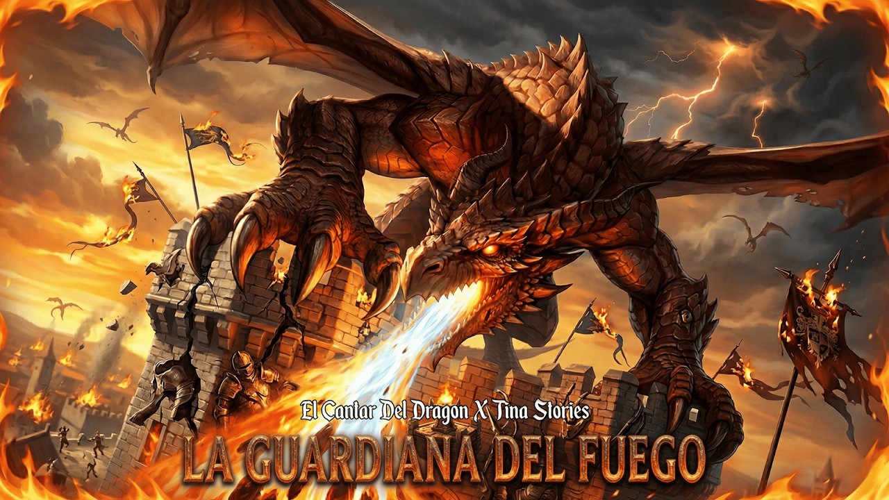 🐉 LA GUARDIANA DEL FUEGO 🔥🐉 | Colaboración Épica: El Cantar Del Dragon x Tina Stories