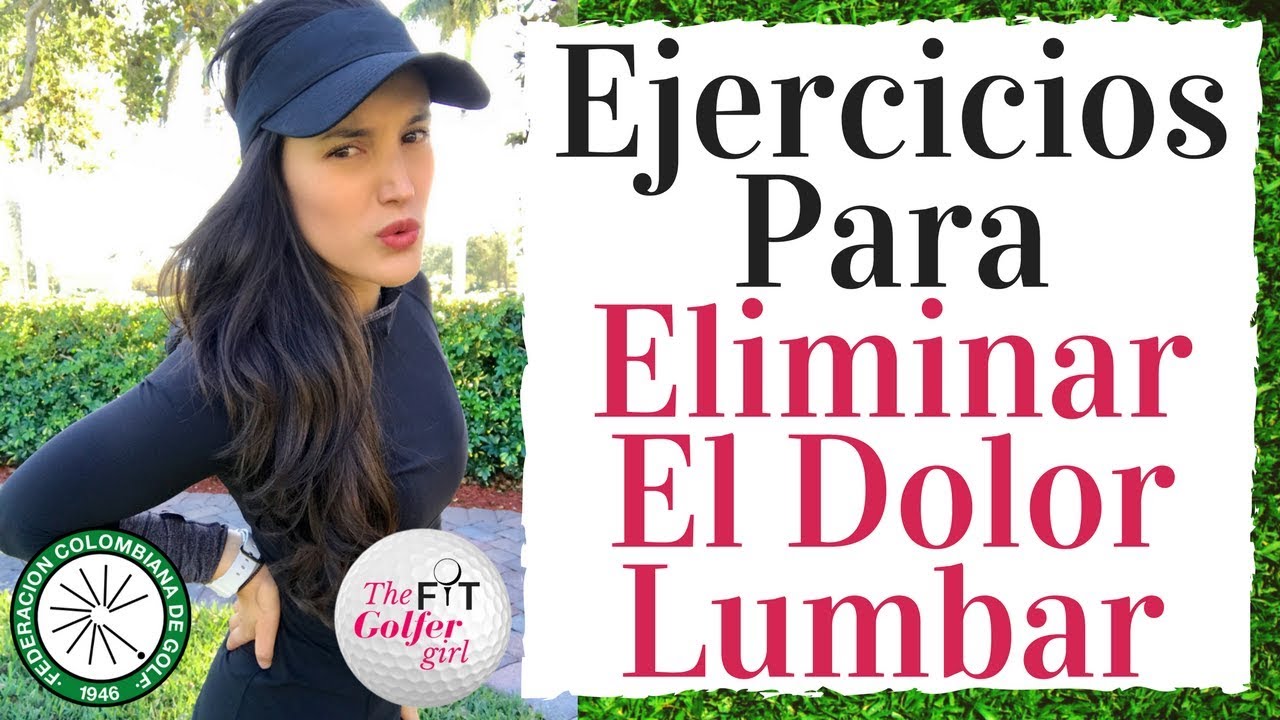 Ejercicios Para Aliviar el DOLOR DE ESPALDA Durante El Golf - GOLF FITNESS EN ESPAÑOL