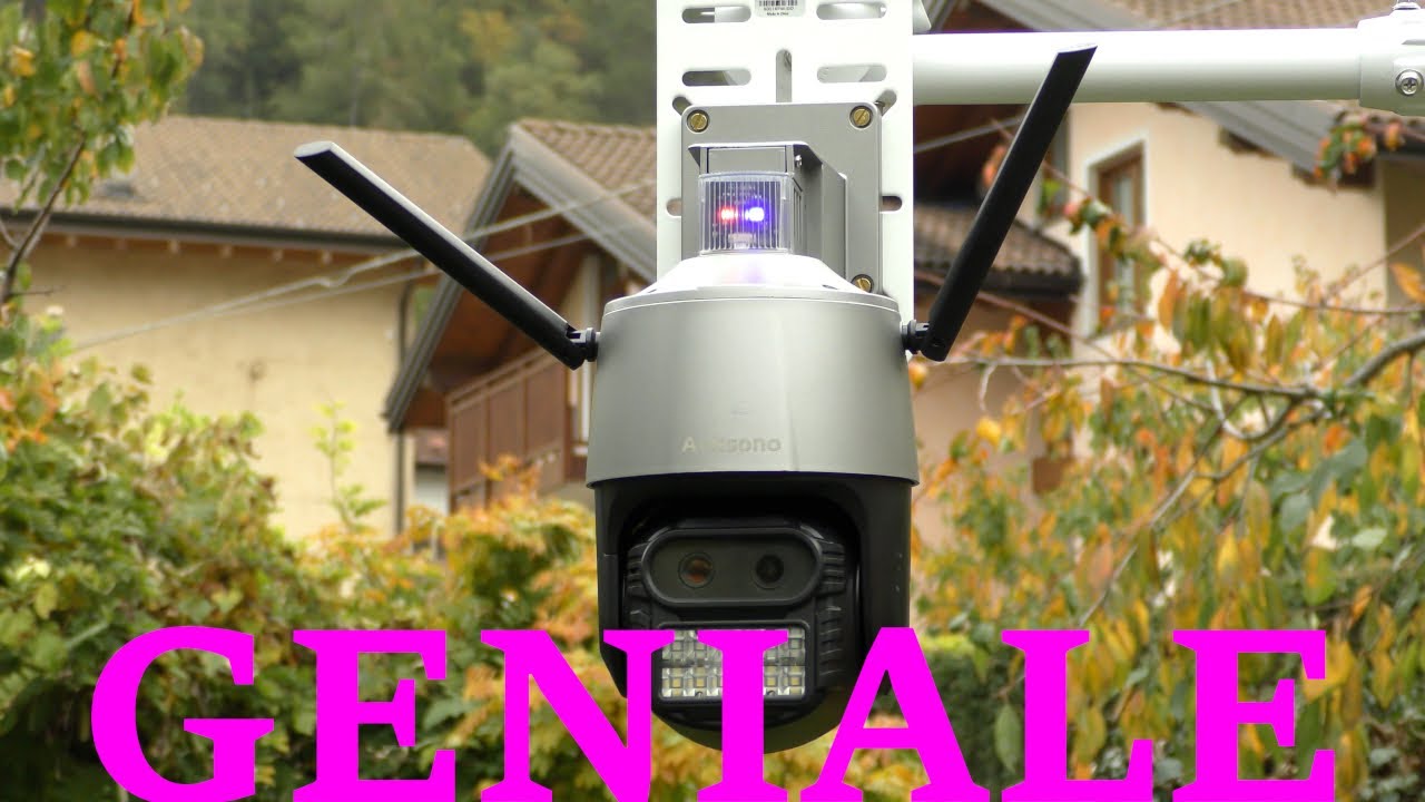 La Telecamera che FA SCAPPARE I LADRI!!! Recensione Anksono  P10 S Telecamera di sorveglianza!