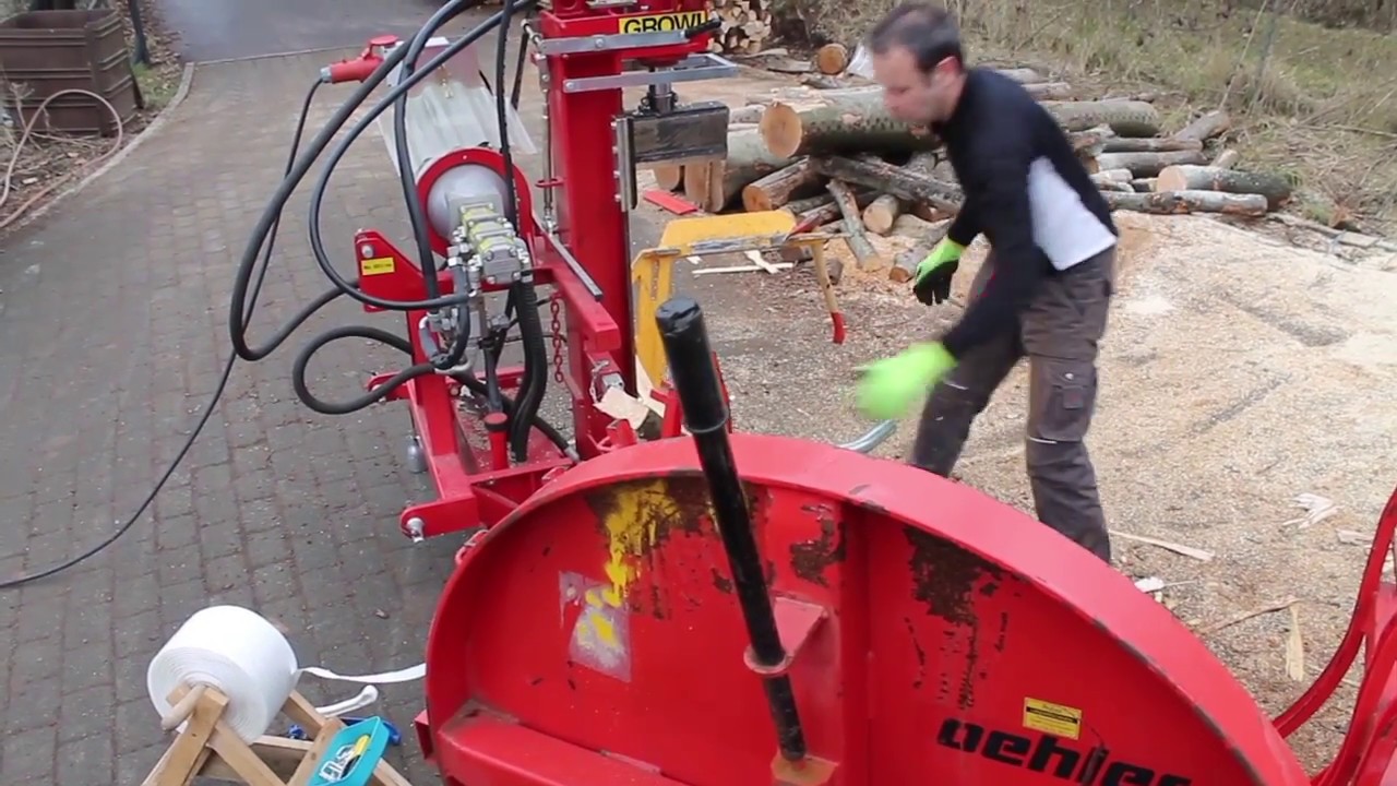 GROWI GS 14 Holzspalter | Bündeln + IHC 433