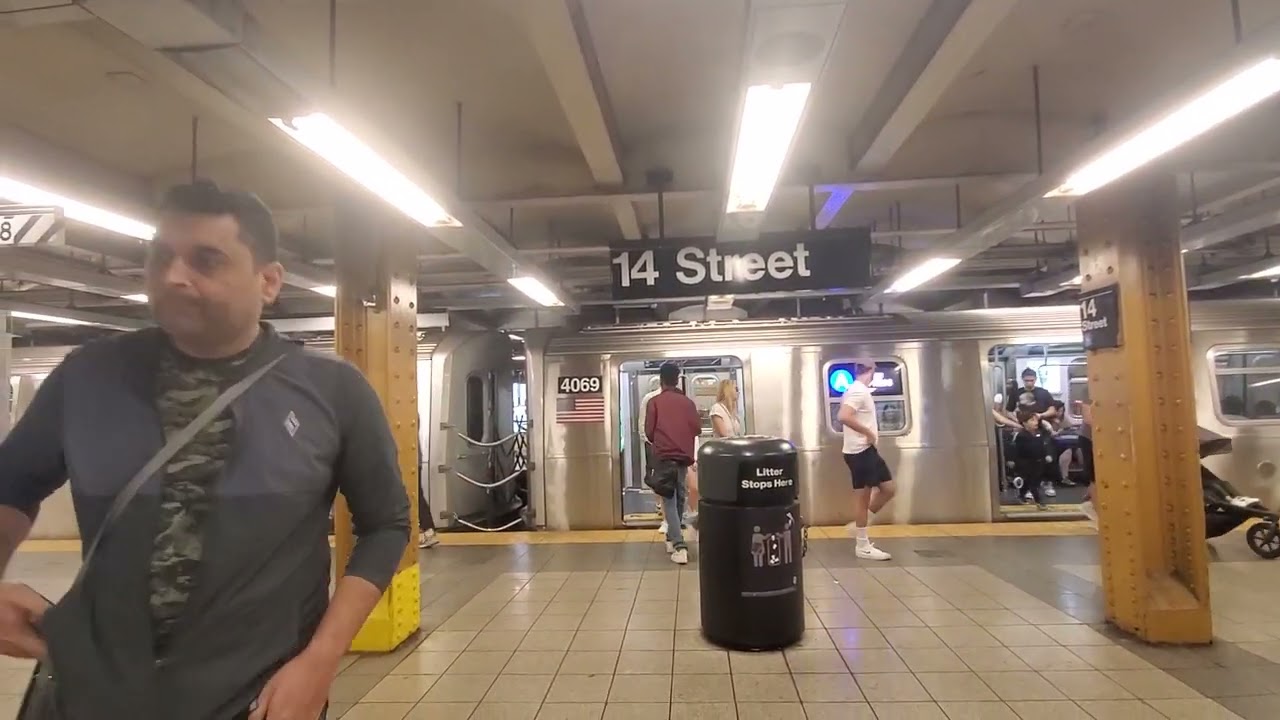 R160C F Train Races R211 A Train From West 4th Street To 34th Street Penn Station