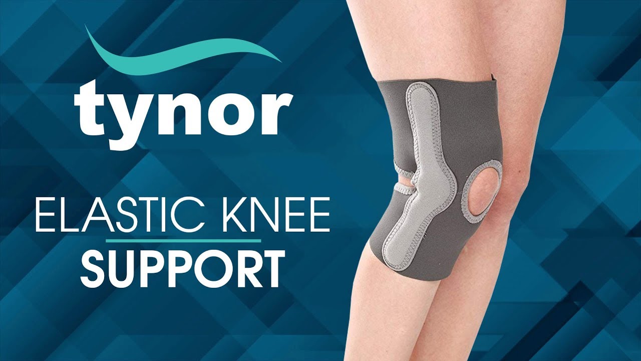 Tynor Elastic Knee Support for knee deloading, lateral immobilization & controlled compression