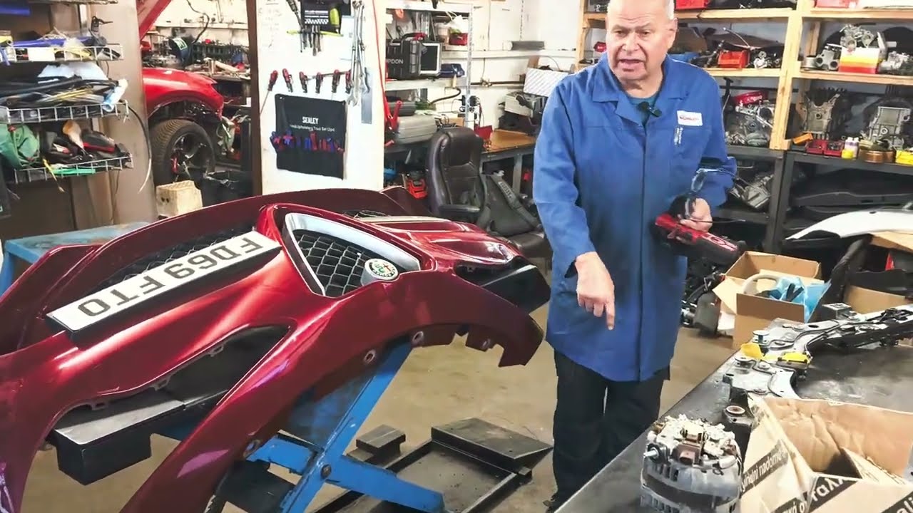 Alfaman Garage - Replacing the Alternator on Alfa Romeo Stelvio V6