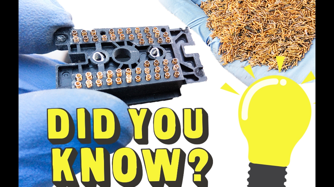 ♻Gold recovery from hidden gold plated pins. Recover gold from E-Waste♻