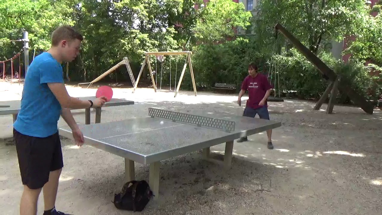 Tischtennis an der Frauenschule Fuerth  mit den Steinb     an der Steinplatte 20190619  34