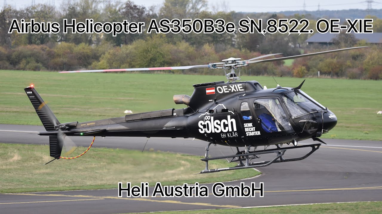Airbus AS350B3e Ecureuil H125 OE-XIE im detail beschrieben von Heli Austria (Deutsch)