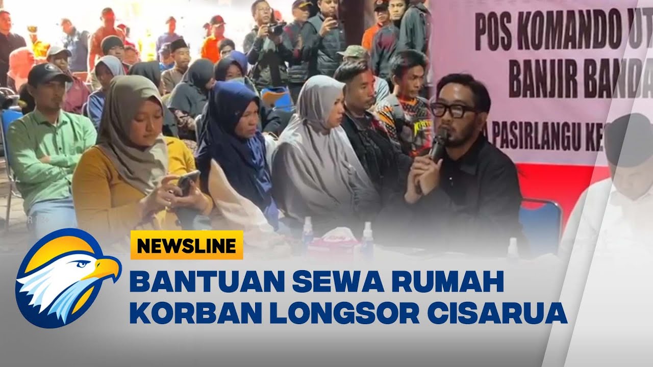 Bantuan Modal Sewa Rumah untuk Korban Longsor Cisarua - [Newsline]