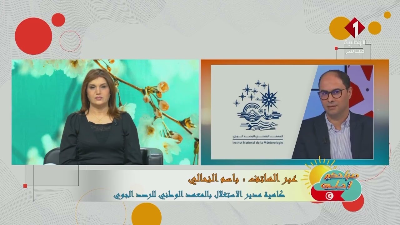 باسم النّحالي مدير بالمرصد الجوي: طقس اليوم مُستقر،و الحرارة بين16و21 درجة و الرياح قوية في البحر🌊