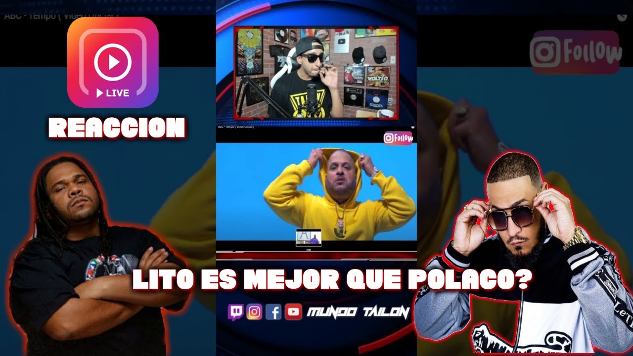 ABC - Tempo ( Video Oficial ) - LITO Siempre Fue Mejor que POLACO? - IG REACCION