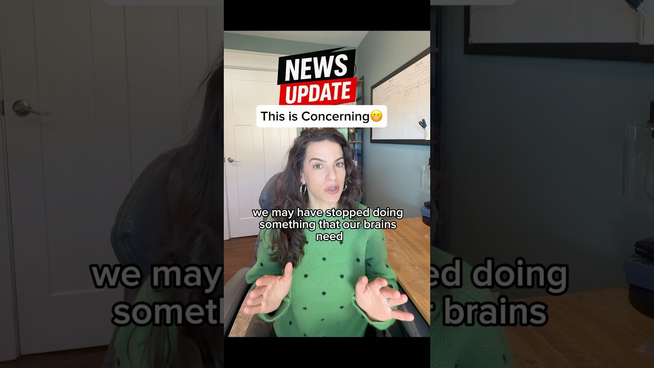 🧠We stopped Doing Something Our Brains Need!