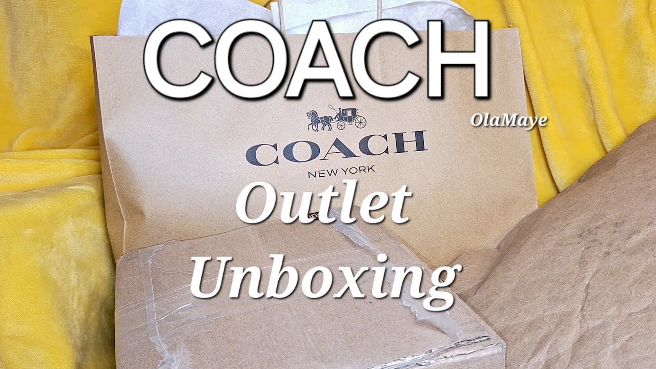 Coach Outlet Unboxing #coach #coachbags #handbags #handbags #purse #fashion #bag # #unboxing #bags