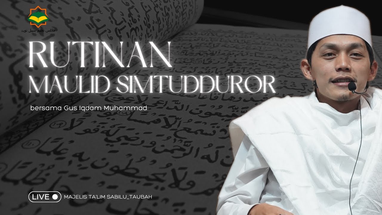 [LIVE] Rutinan Malam Jum'at Pembacaan Maulid Simtudduror (30 MEI  2024)