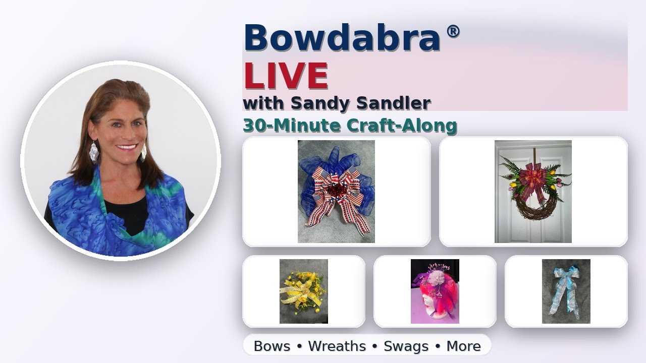 “Wreaths + Swags + Hair Bow… All in One LIVE (30 Minutes!)”