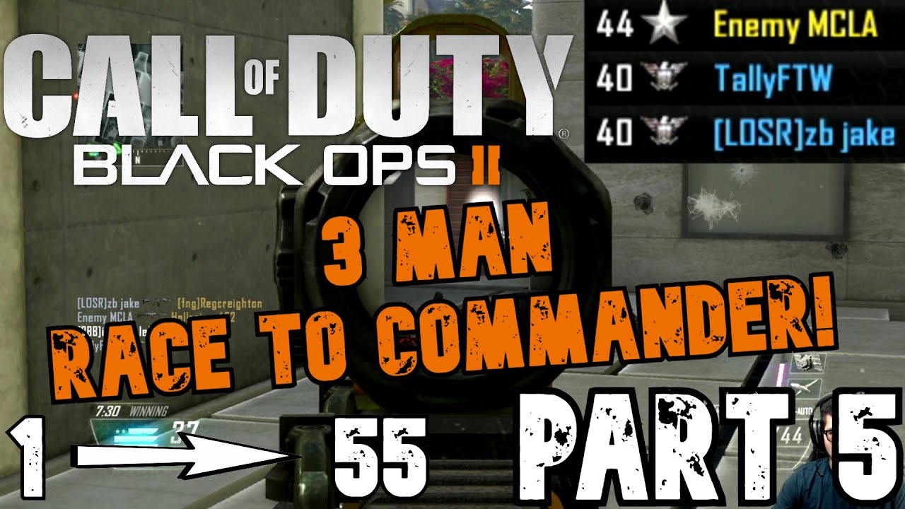BLACK OPS 2 RACE TO COMMANDER #5 | FIRST GOLD GUN