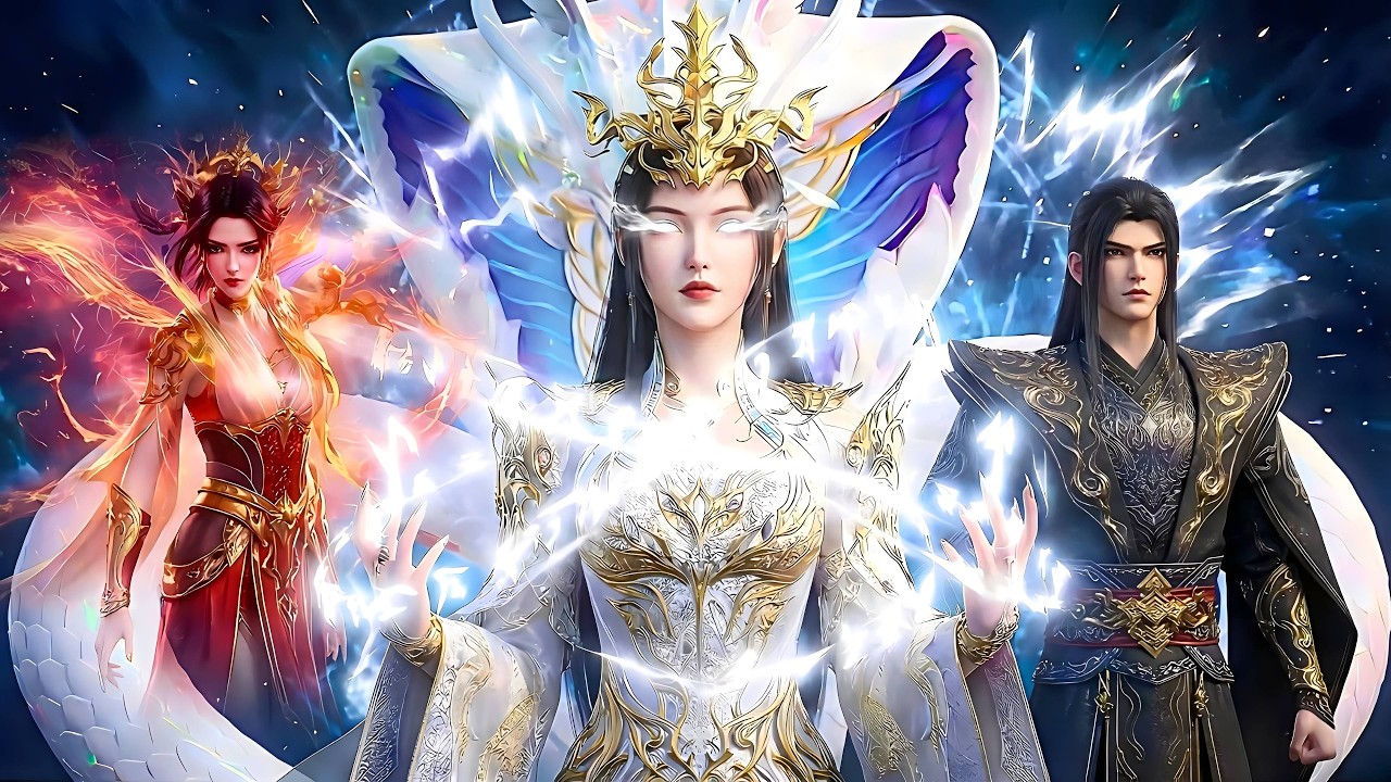 Расколотая Битвой Синева Небес - ЭВОЛЮЦИЯ Королевы Медузы в 9-ЦВЕТНОГО Питона! Сильнее Сяо Яня?