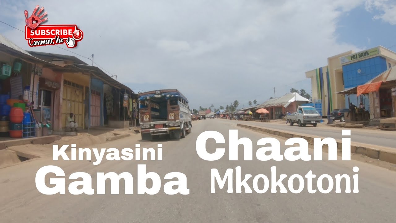 Zanzibar maeneo ya Kaskazini Unguja Kinyasini Chaani Gambia Mkwajuni Mkokotoni @discoverzanzibar