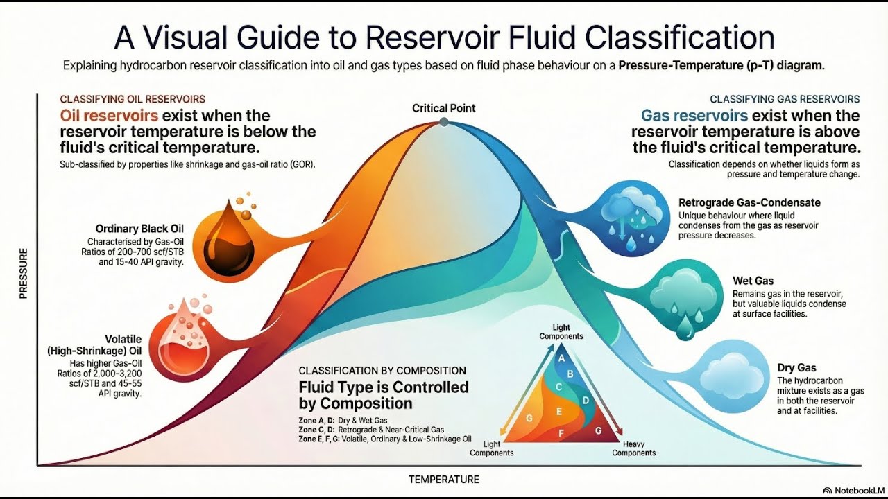 Reservoir Fluid Behavior Explained | Phase Diagrams, Oil & Gas Classification