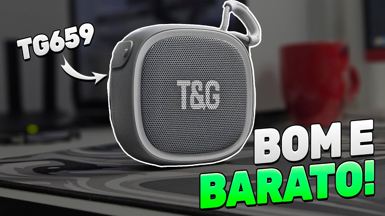A MAIS COMPRADA até 50 REAIS! CAIXA de SOM T&G TG659 - REVIEW e TESTE de SOM!