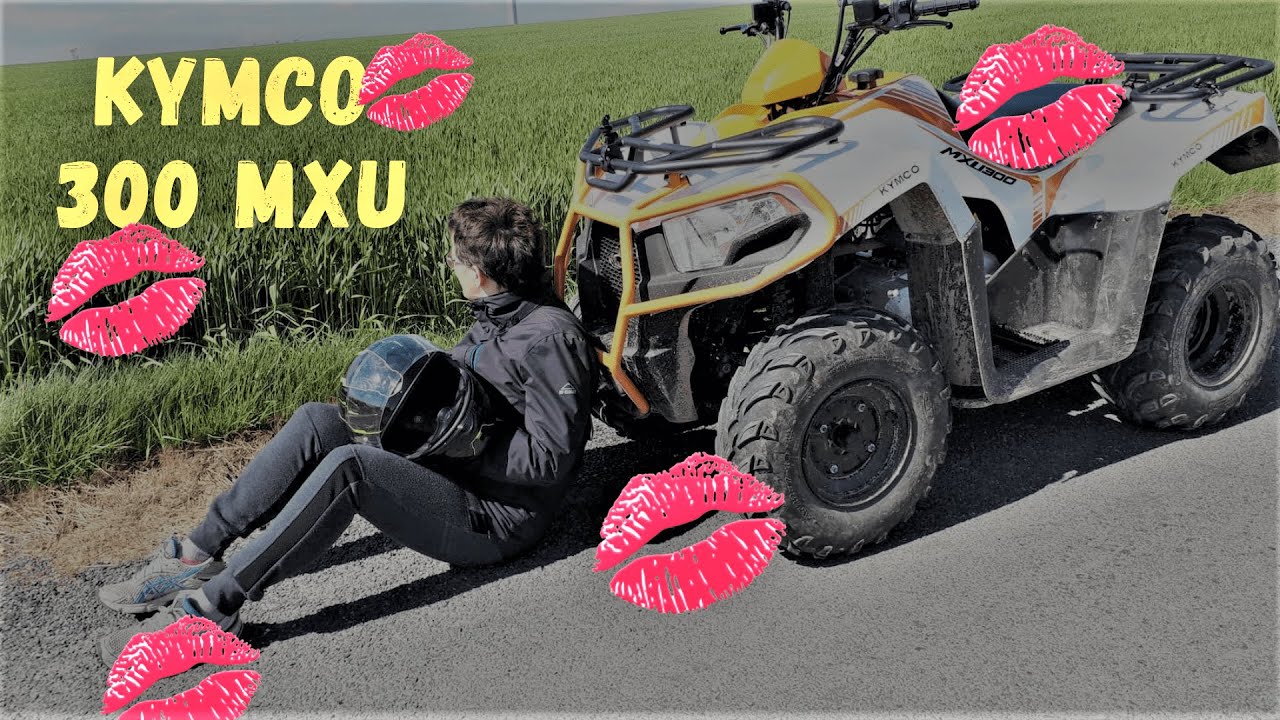 KYMCO 300 MXU....je ne le quitte plus😍