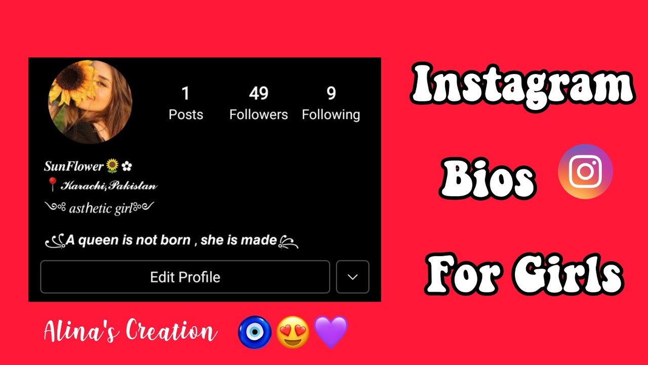 Cool bios for Instagram|bios for girls|Instagram bio ideas