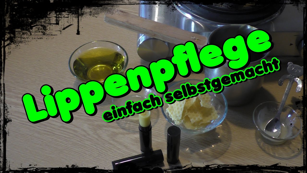 Lippenpflege einfach selbstgemacht 🐝 Bienenwachs Honig 🍯 und Propolis
