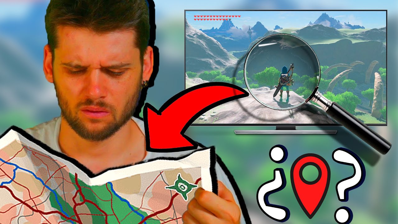 ¿Puedes ENCONTRAR estos LUGARES de Zelda Breath Of The Wild? - Geoguessr