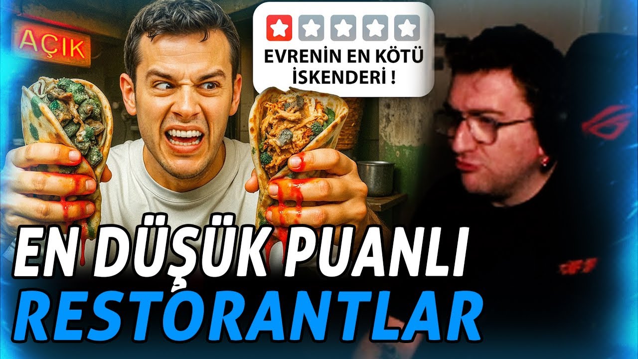 EFE UYGAÇ EGE BÖLGESİNİN EN DÜŞÜK PUANLI RESTORANTLARI İZLİYOR @Orkun Işıtmak