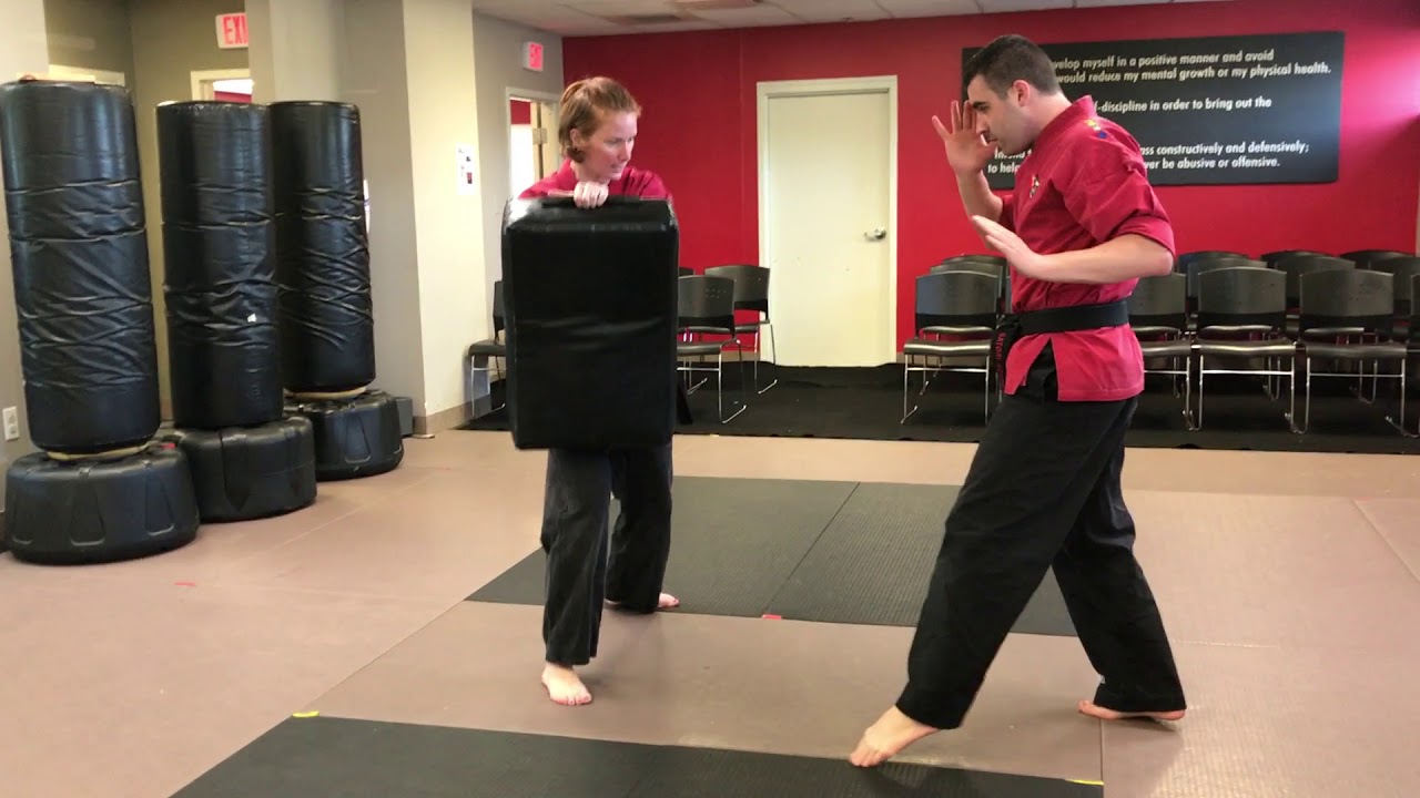 Proper Holding of Kicking Shield