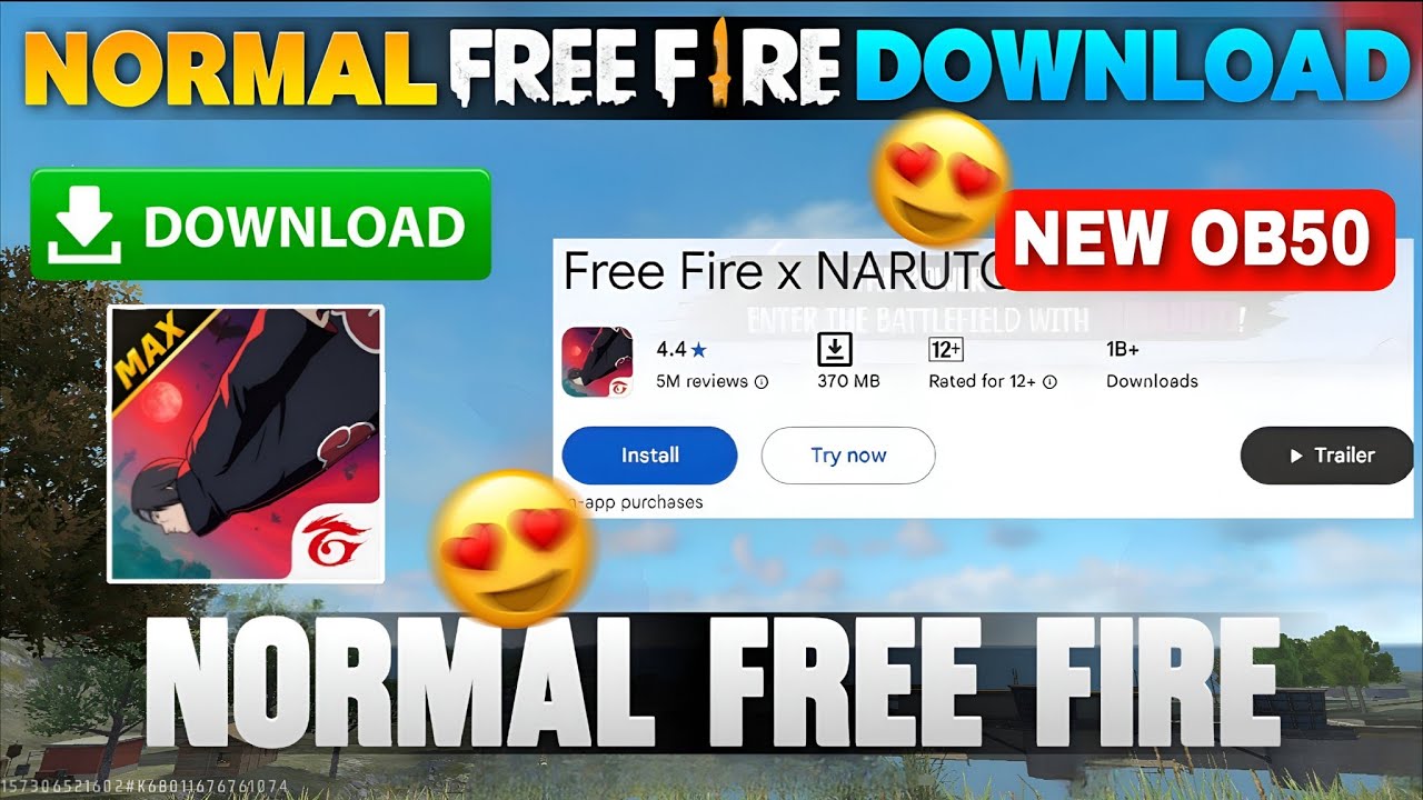 How To Download Normal Free Fire || Normal Free Fire Download in Play Store 😍 - Garena Free Fire 