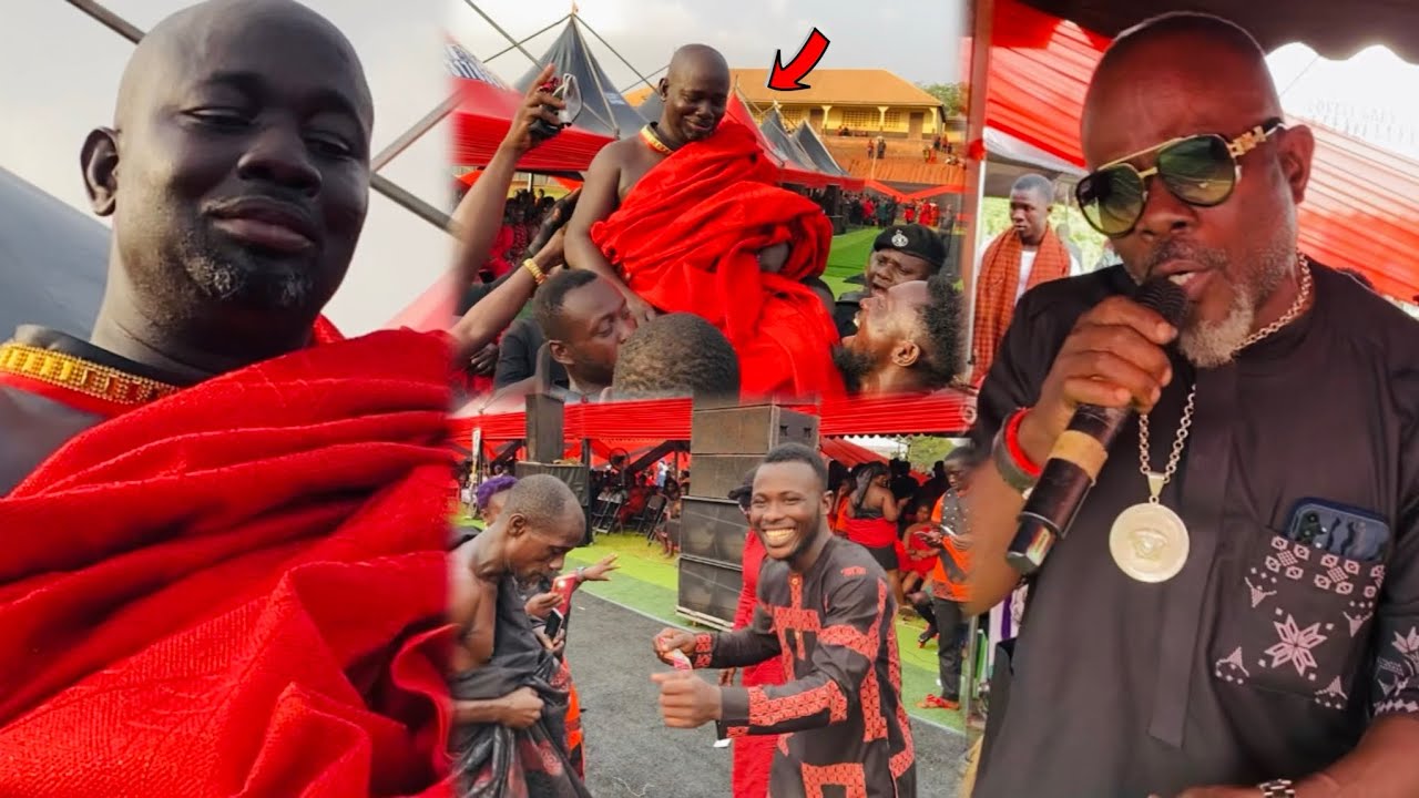 Nana Tabri Storms a Business Man NANA 1 Mothers funeral with Hot Performance #nanatabriliveband 