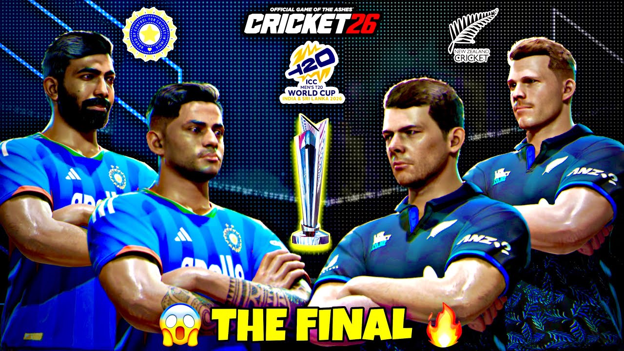 🏆 India vs New Zealand FINAL Match | T20 World Cup 2026 | Cricket 26 Gameplay