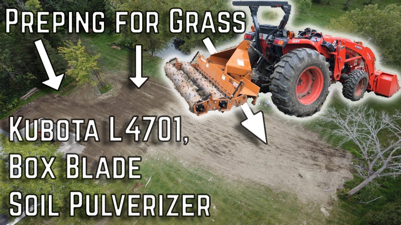 DIY Yard Grading: Soil Pulverizer & Compact Tractor in Action