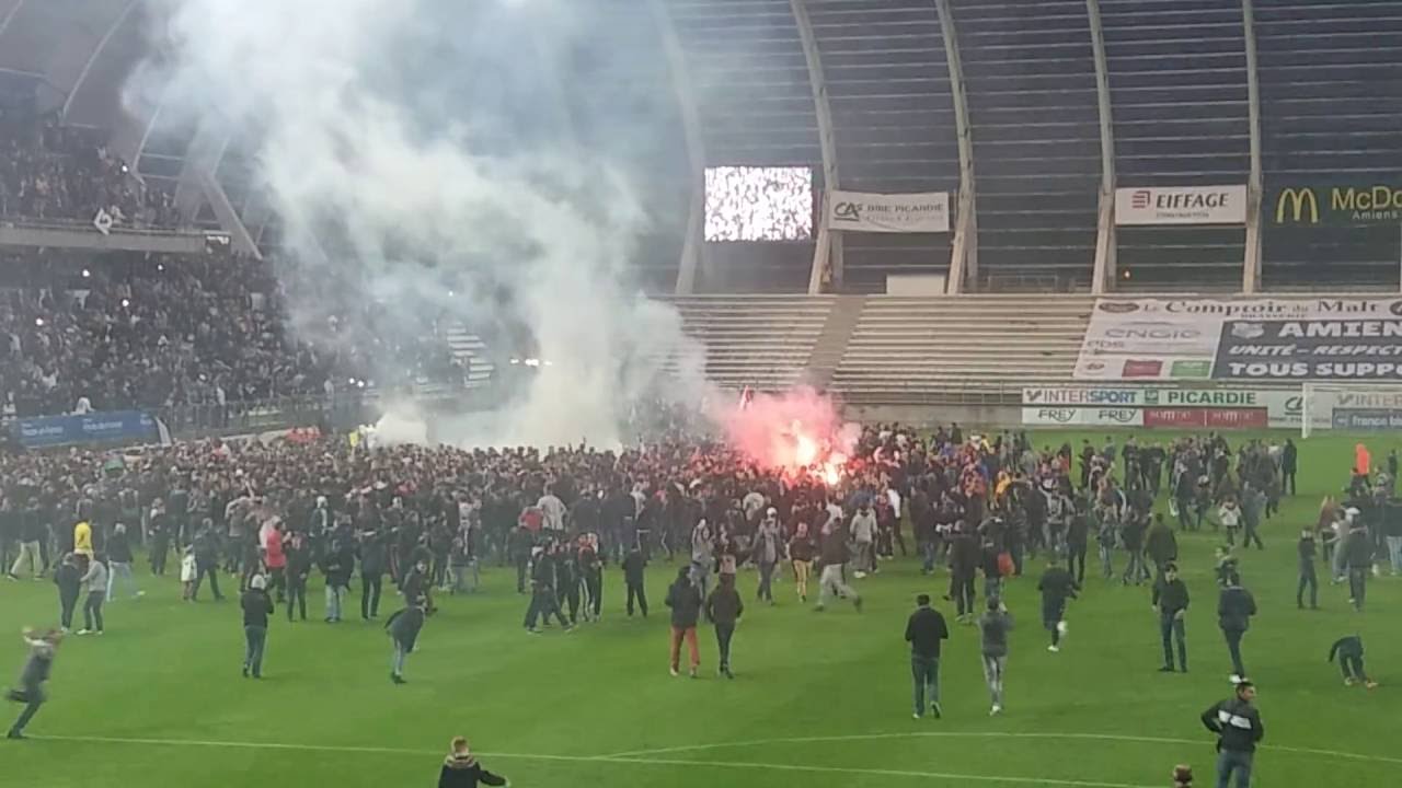 Amiens SC - Berlfort 1-0 Montée en Ligue 2 Envahissement de terrain 3 juin 2016 J34 National