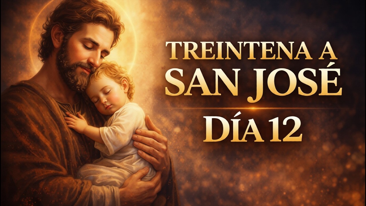 TREINTENA A SAN JOSÉ 🙏✨ | DÍA 12 | HOY TE LLAMO A PONER TU CONFIANZA SOLO EN DIOS.🌟🤍