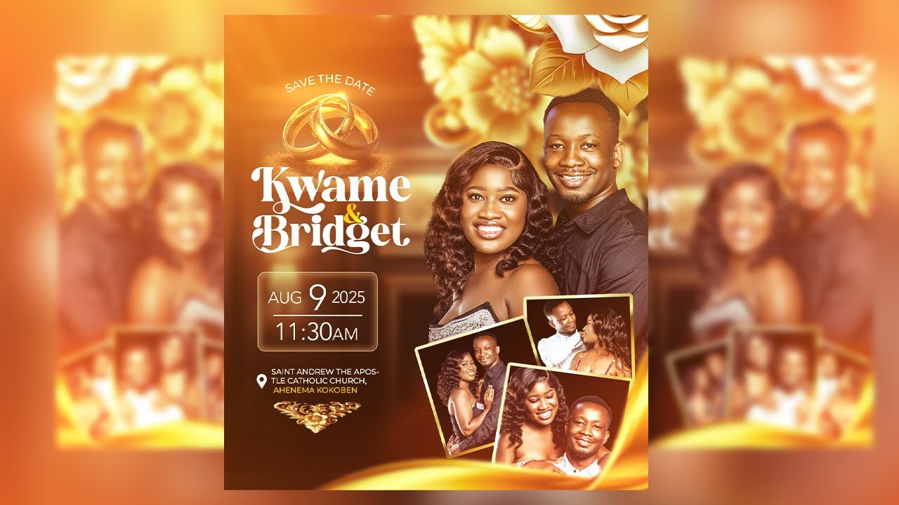 Save The Date Flyer Design
