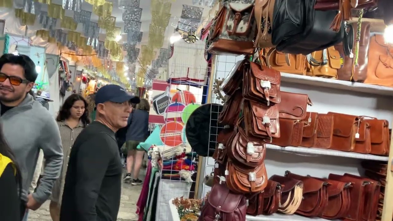 Mercado artesanal Oaxaca.