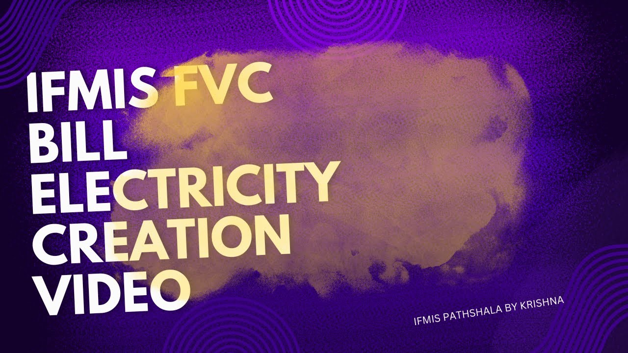 IFMIS FVC BILL ELECTRICITY
