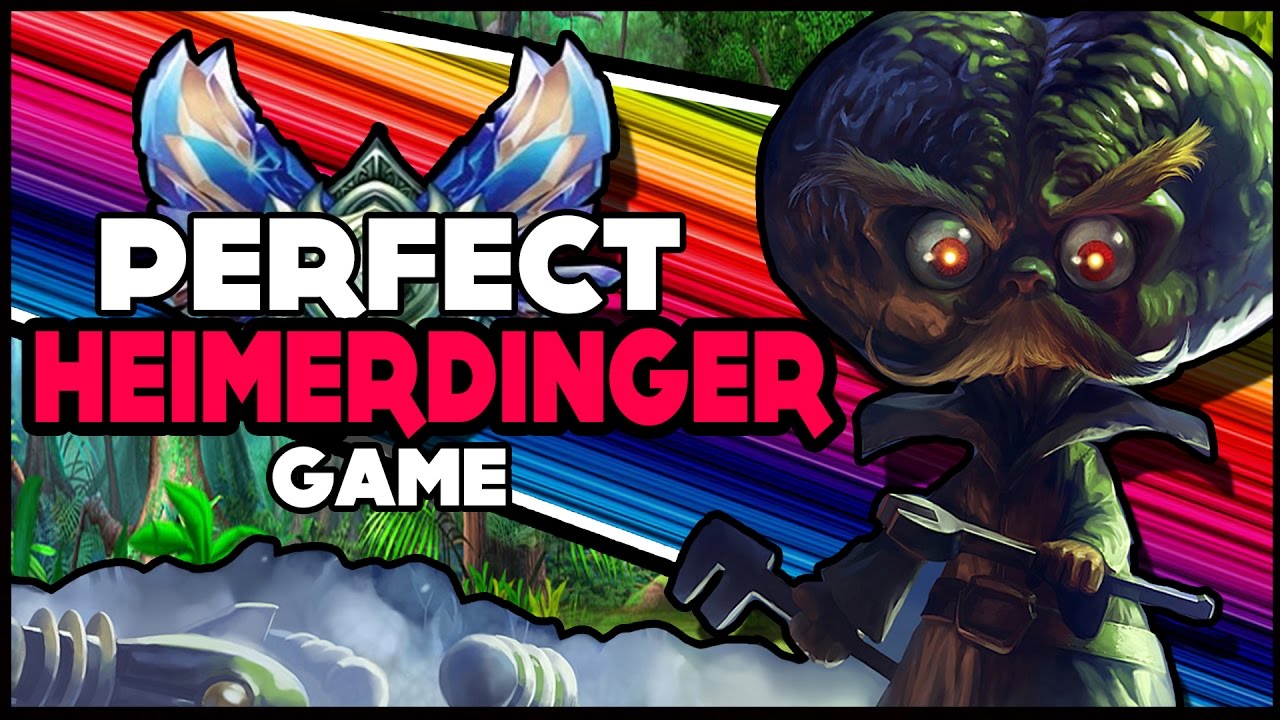 THE PERFECT HEIMERDINGER GAME | Diamond Ranked - League of Legends