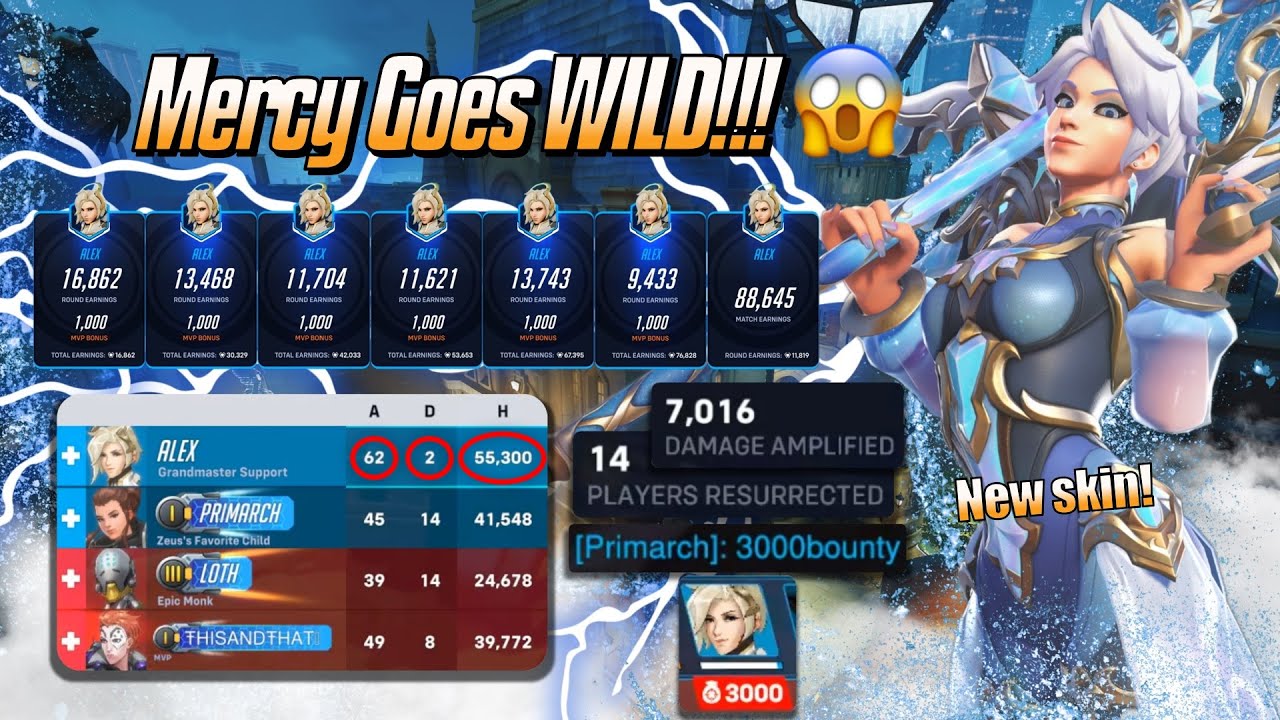 Mercy Goes WILD!!! 😱 - Mercy Stadium Gameplay - Overwatch 2 (Season 20)